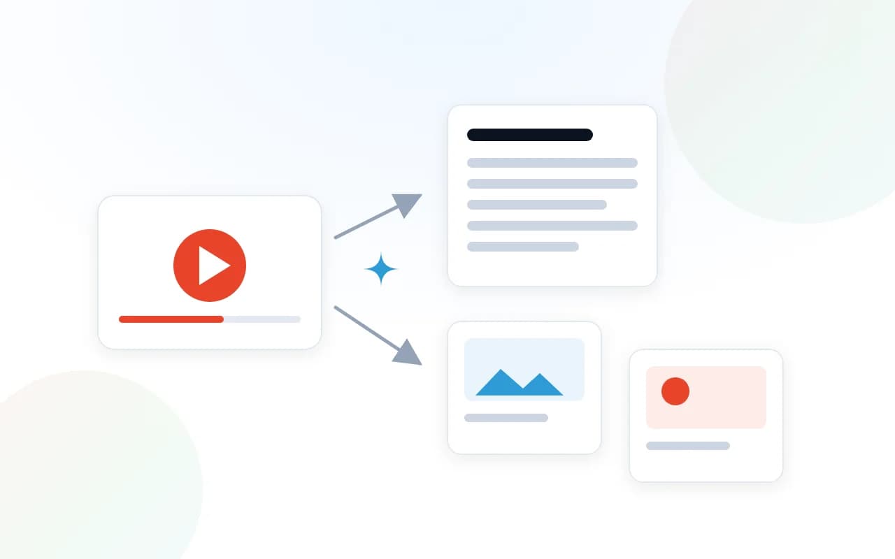Illustrazione del progetto: Pipeline video → blog e social