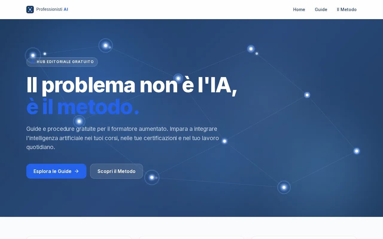 Screenshot di ProfessionistiAI