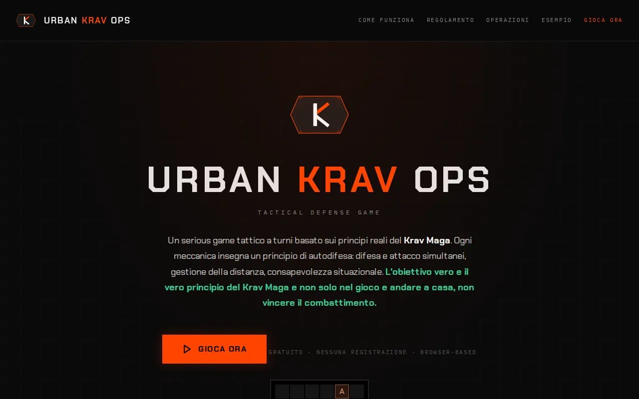 Screenshot di Urban Krav Ops